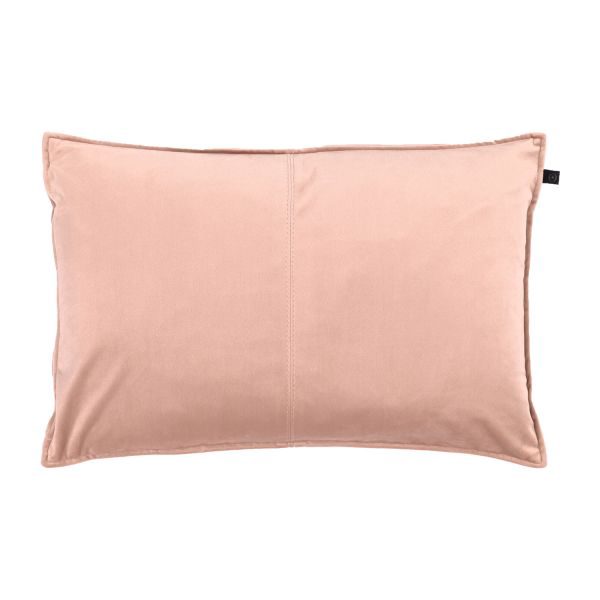 Overseas Middlestitch Kussen – 40 x 60 cm - Velours – Rose Dust