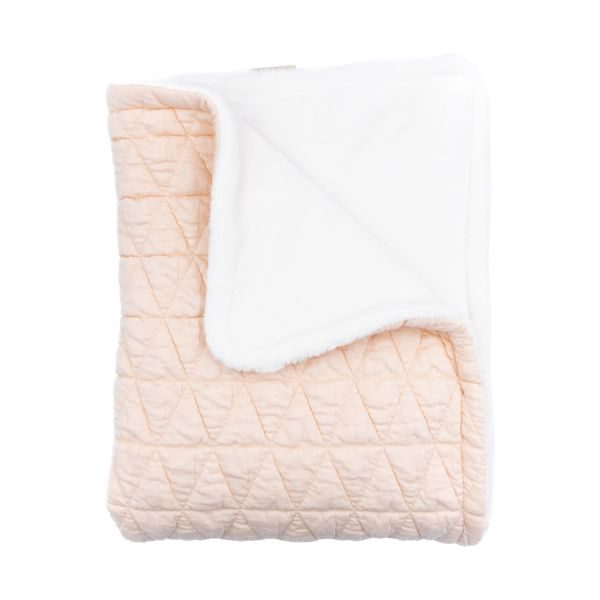 Bamboom Wrinkled Ledikantdeken - Water Peach