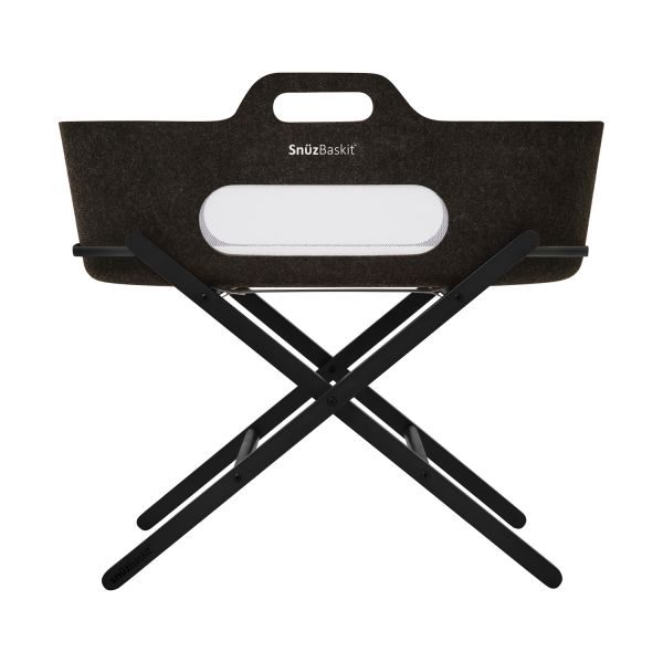 Snuz SnüzBaskit Moses Basket + Stand Set - Graphite/Graphite