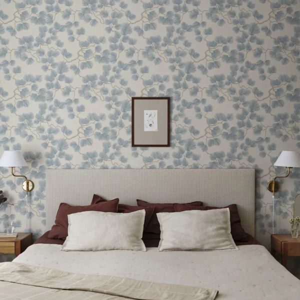 Sandberg Pine Behang - Misty Blue – foto 5
