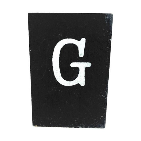 CottonCounts Letter G - Zwart