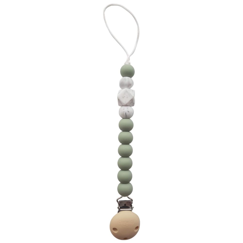 Chewies & More clip speenkoord - Light Greenshade