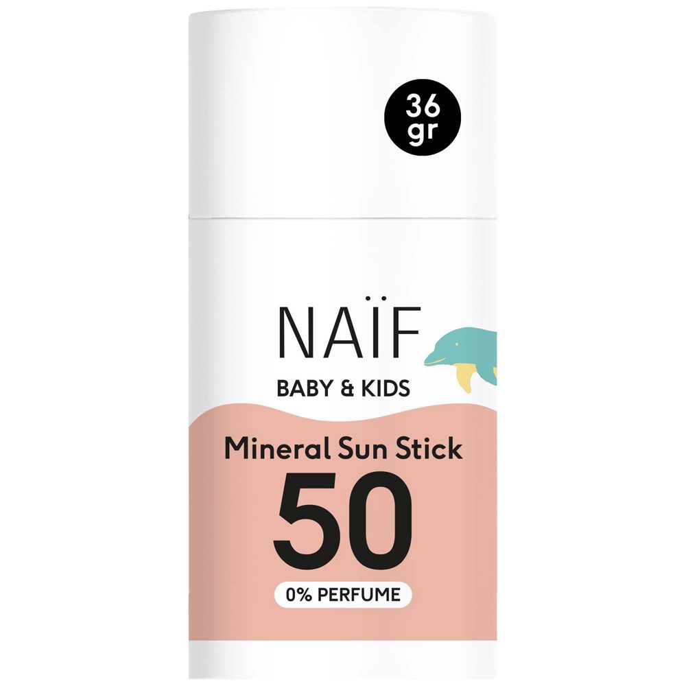 Naif zonnebrandstick SPF50 - White