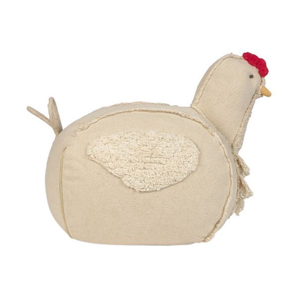 Lorena Canals Poef - Chicken - Natural