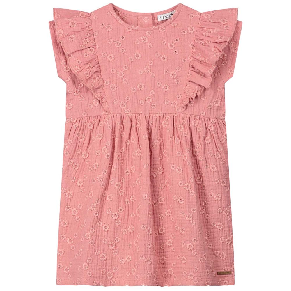 Prénatal baby jurk - Dark Salmon