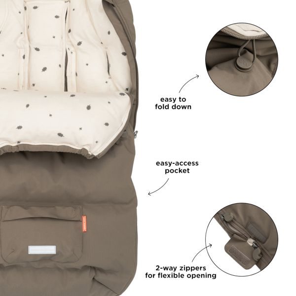 Done By Deer Voetenzak Winter - Taupe – foto 8