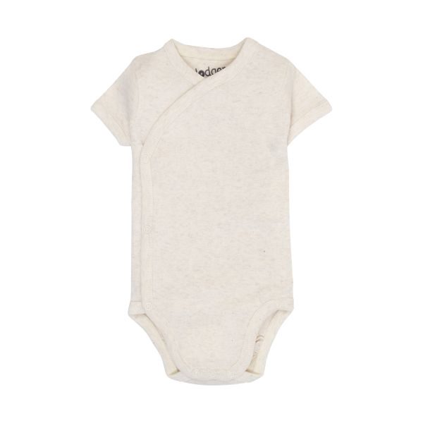Lodger Melange Romper Korte Mouw - Maat 56 - Birch 