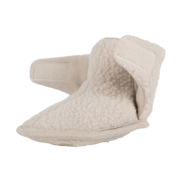 Lodger Slofjes - 6-12 Mnd - Teddy Fleece - Birch – foto 5