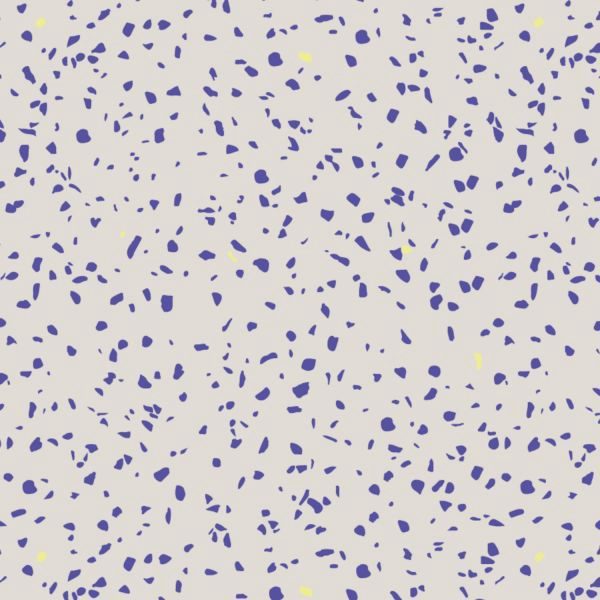 Bibelotte Terrazzo Behang - Kobalt
