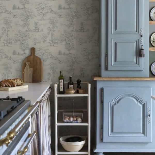 Sandberg Montfort Behang - Indigo Blue – foto 4
