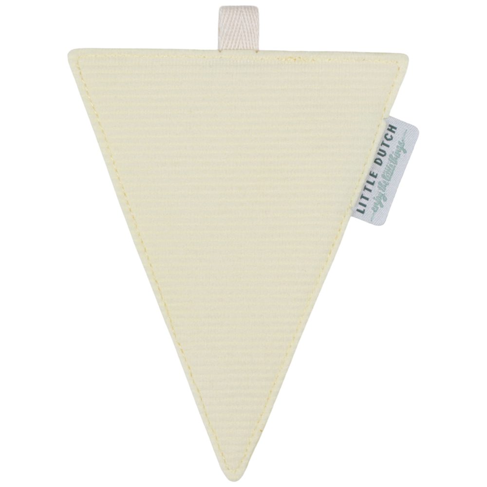 Little Dutch letterslinger vlag - Lightyellow