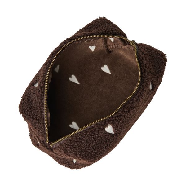 Studio Noos Teddy Hearts Etui - Chocolate – foto 3