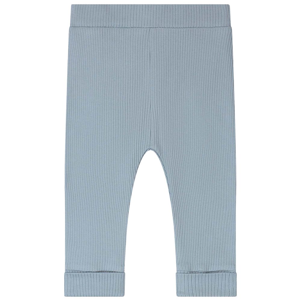 Prénatal newborn broek rib - Light Water Blue