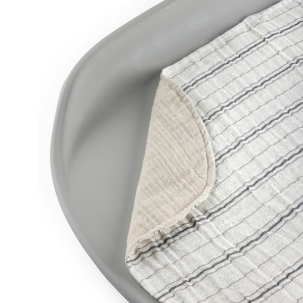 Changing Mat Towels 2‑Pack – Muslin – Stripe – foto 3