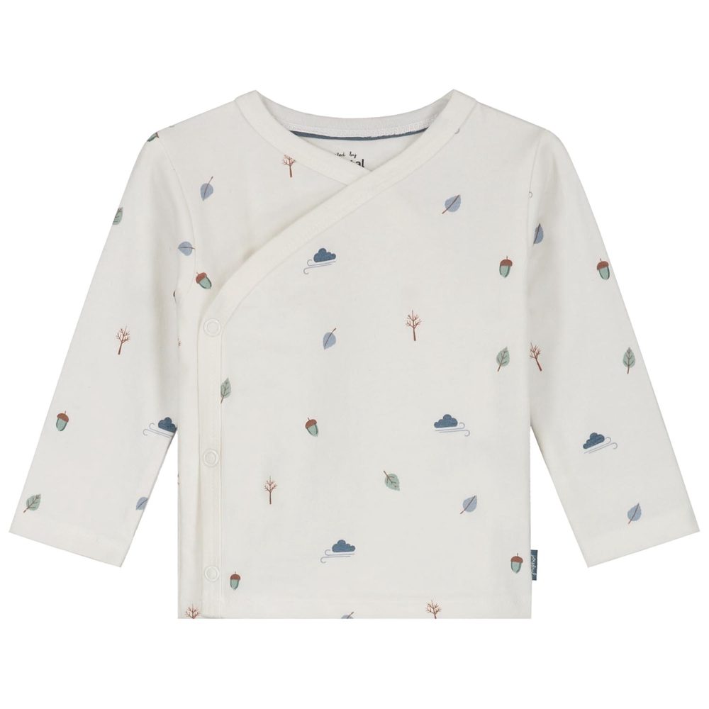 Prénatal newborn overslagshirt - Ivory White