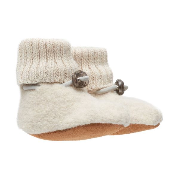 Bergstein Cozy Baby Slofjes - Off-White - Mt. 16/17