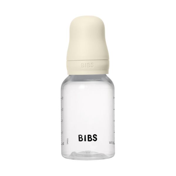 Bibs Fles - Slow Flow - 150 ml - Silicone - Ivory 