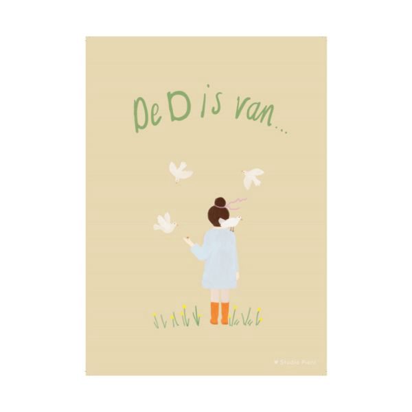 Studio Pieni Alfabet Poster A4 - D