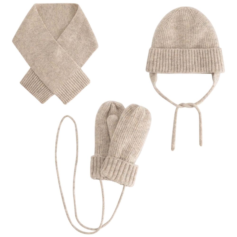 Prénatal peuter winterset rib beige
