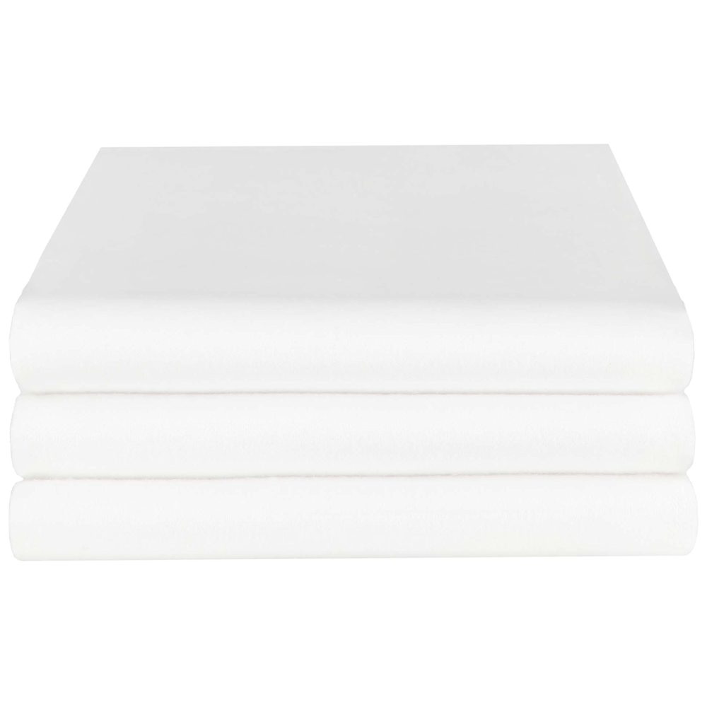 Prénatal molton onderlegger 3 stuks - White