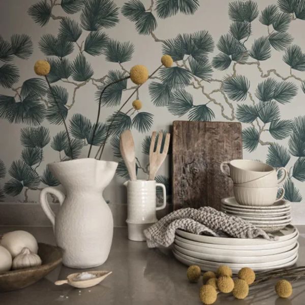 Sandberg Pine Behang - Green – foto 3
