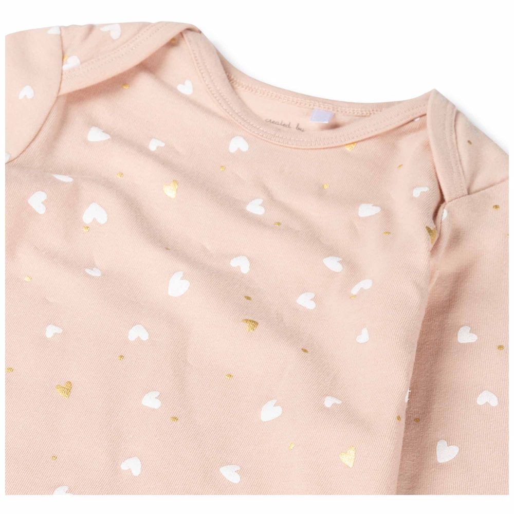 Prénatal romper hartjes - Powder Pink – foto 3