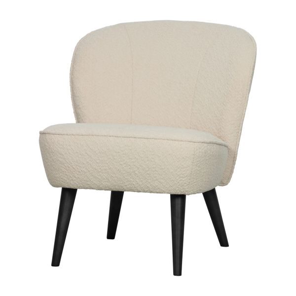 Woood Fauteuil - Sara - Bouclé Crème