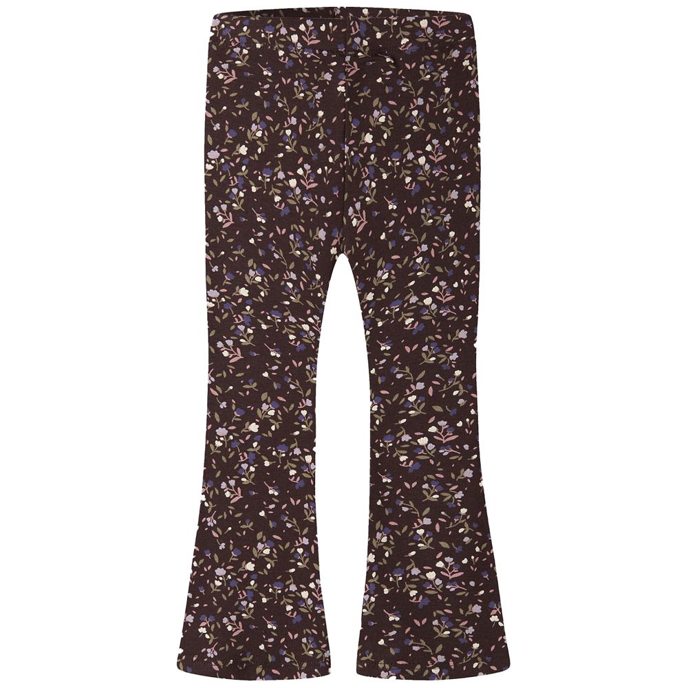 Name it peuter broek flared - Dark Choclate