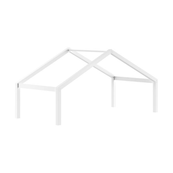 Vipack Forrest Dakbenen Kajuitbed - Beuk Wit
