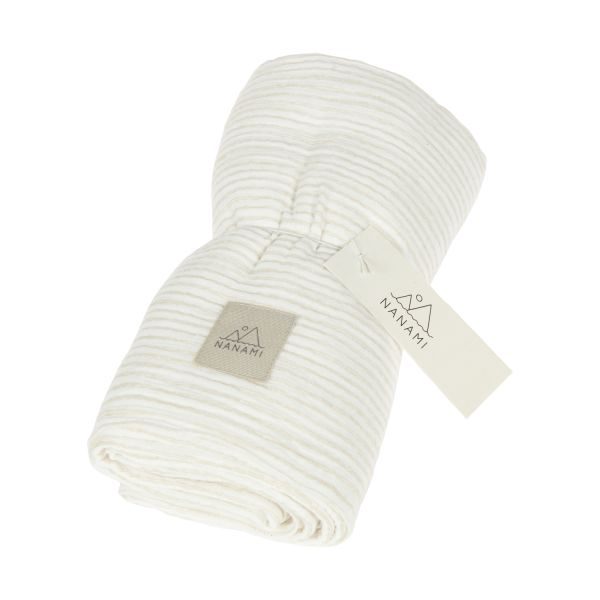 Nanami Swaddle - Stripe - 100 x 135 cm - Off-White
