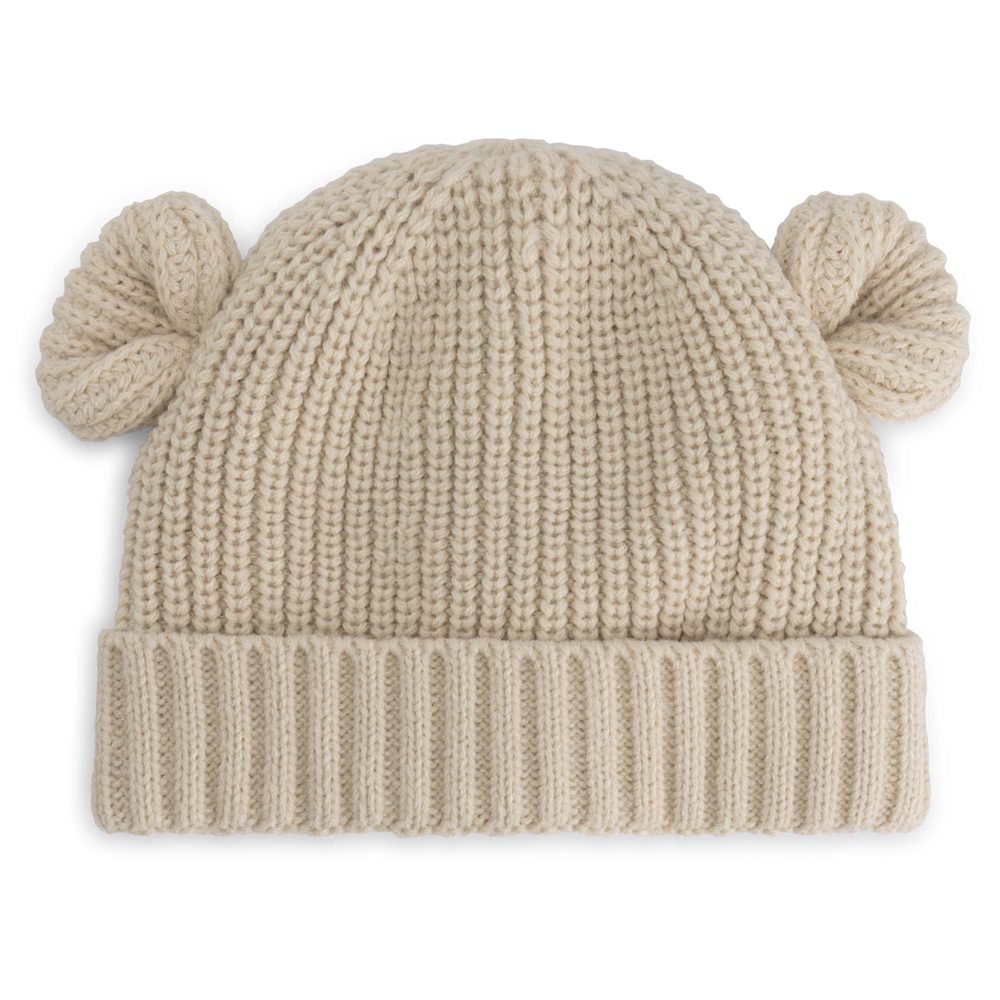 Prénatal baby muts - Dark Linnen Wit