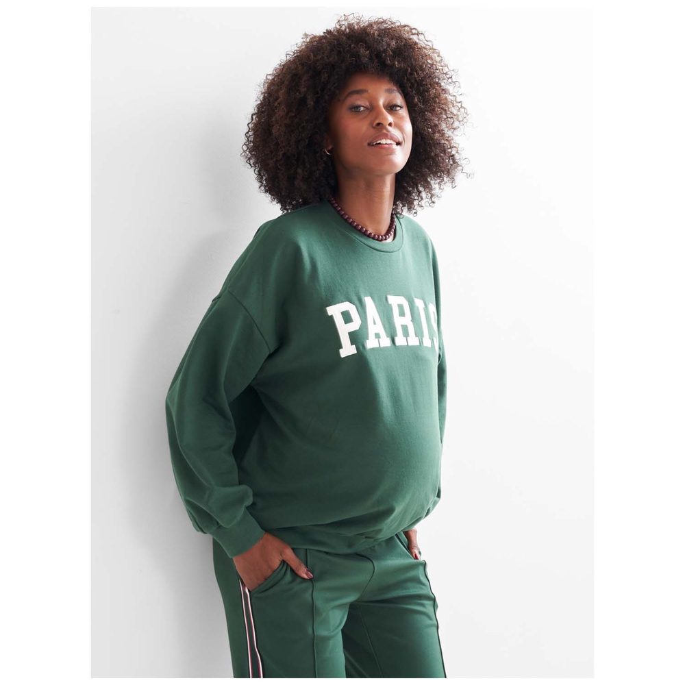 Prénatal zwangerschapssweater - Green Shade – foto 3