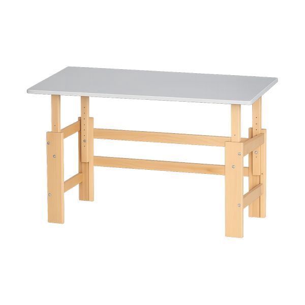 Manis-H Verstelbaar Bureau - 115 cm - Silver