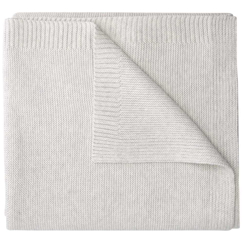 Prénatal ledikantdeken brei - Grey Melee Light