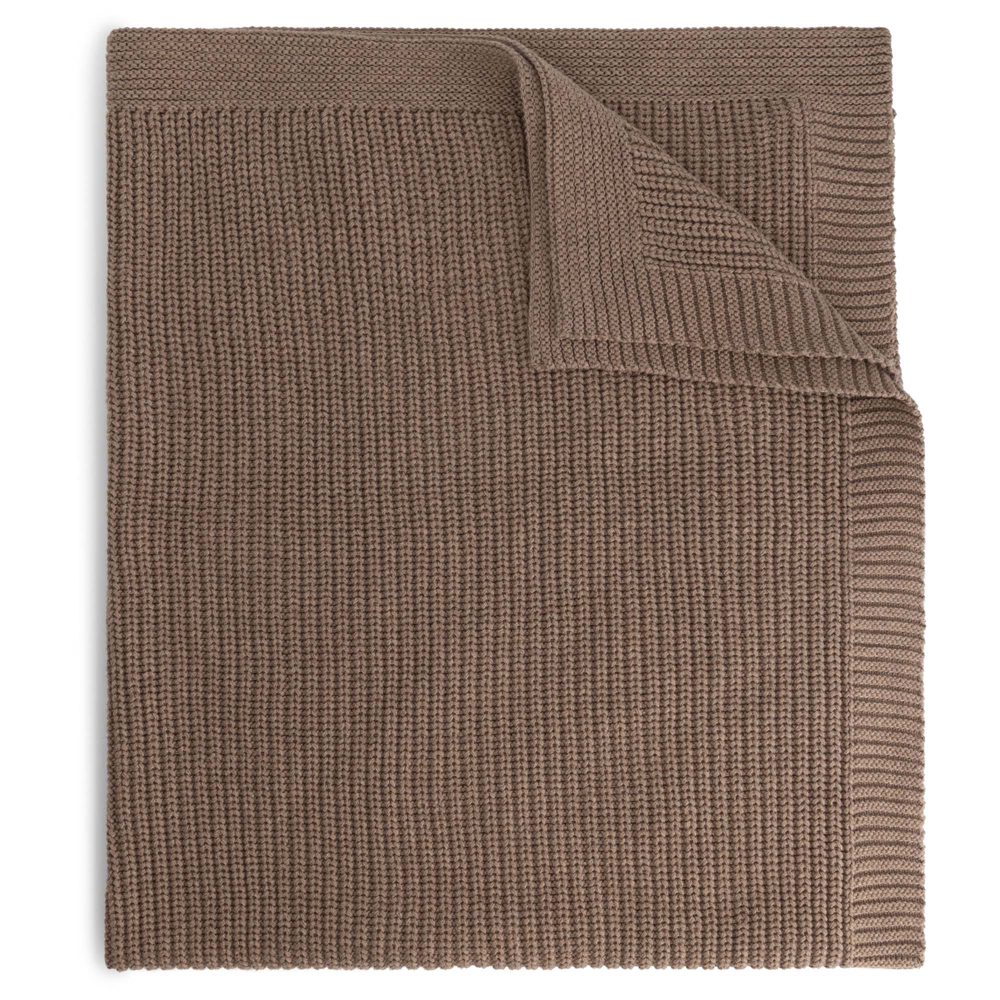Sweet Petit Mini wiegdeken - Mid Brown Melange