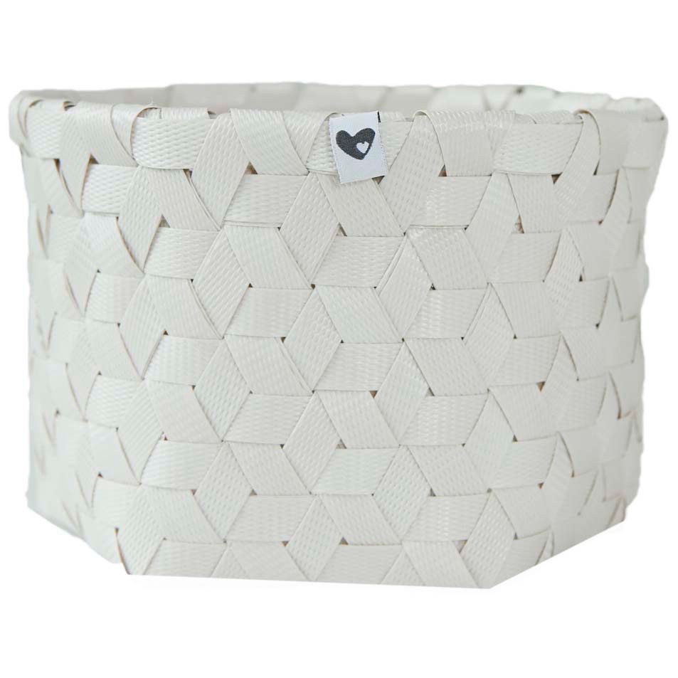 Prenatal mandje rond hexagon - Off-White