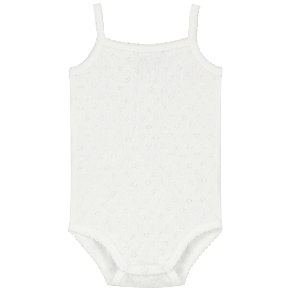 Prénatal romper ajour - Ivory White