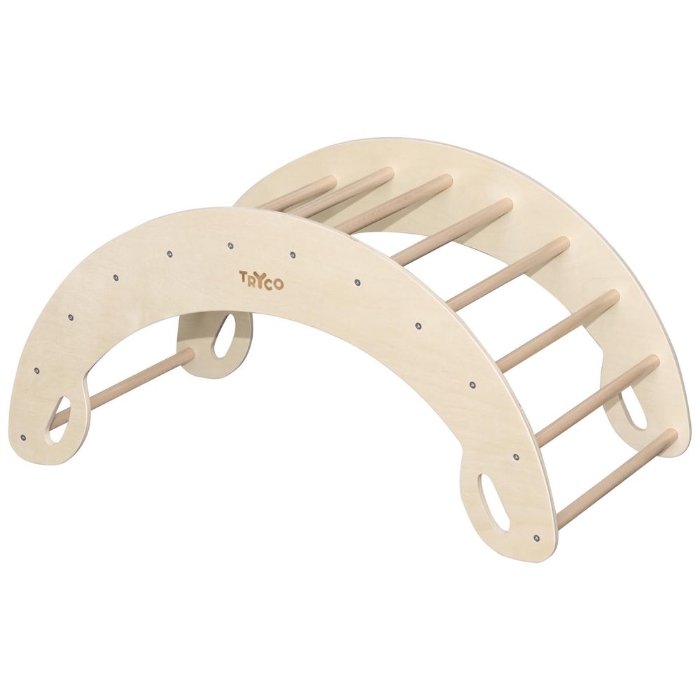 Tryco montessori klimboog - Onbehandeld/Naturel