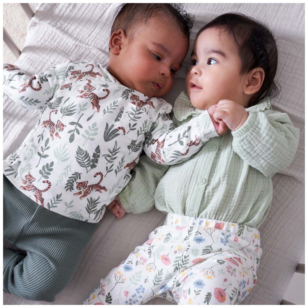 Prénatal newborn body mousseline - Light Mint Green – foto 5