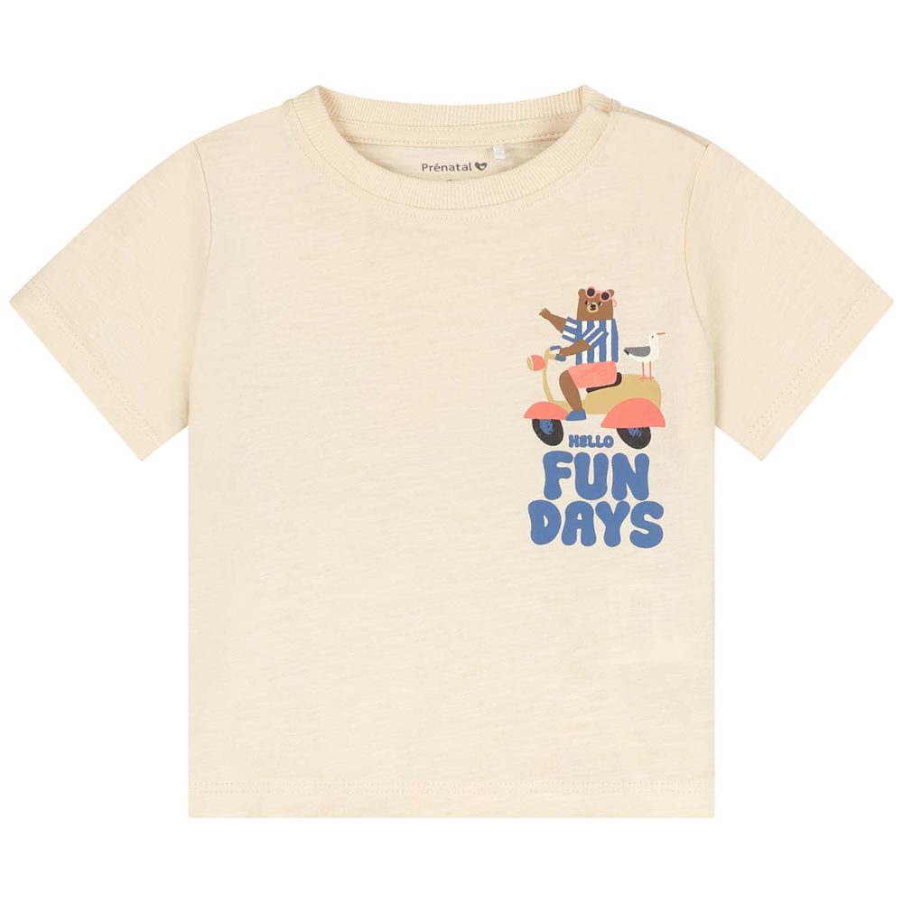 Prénatal baby shirt - Soft Ecru