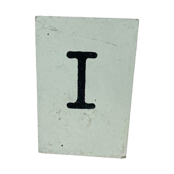 CottonCounts Letter I - Wit