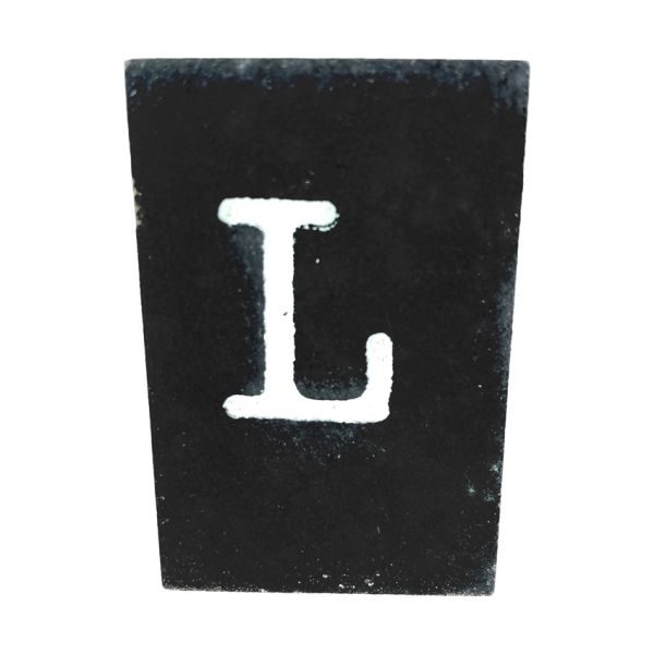 CottonCounts Letter L - Zwart