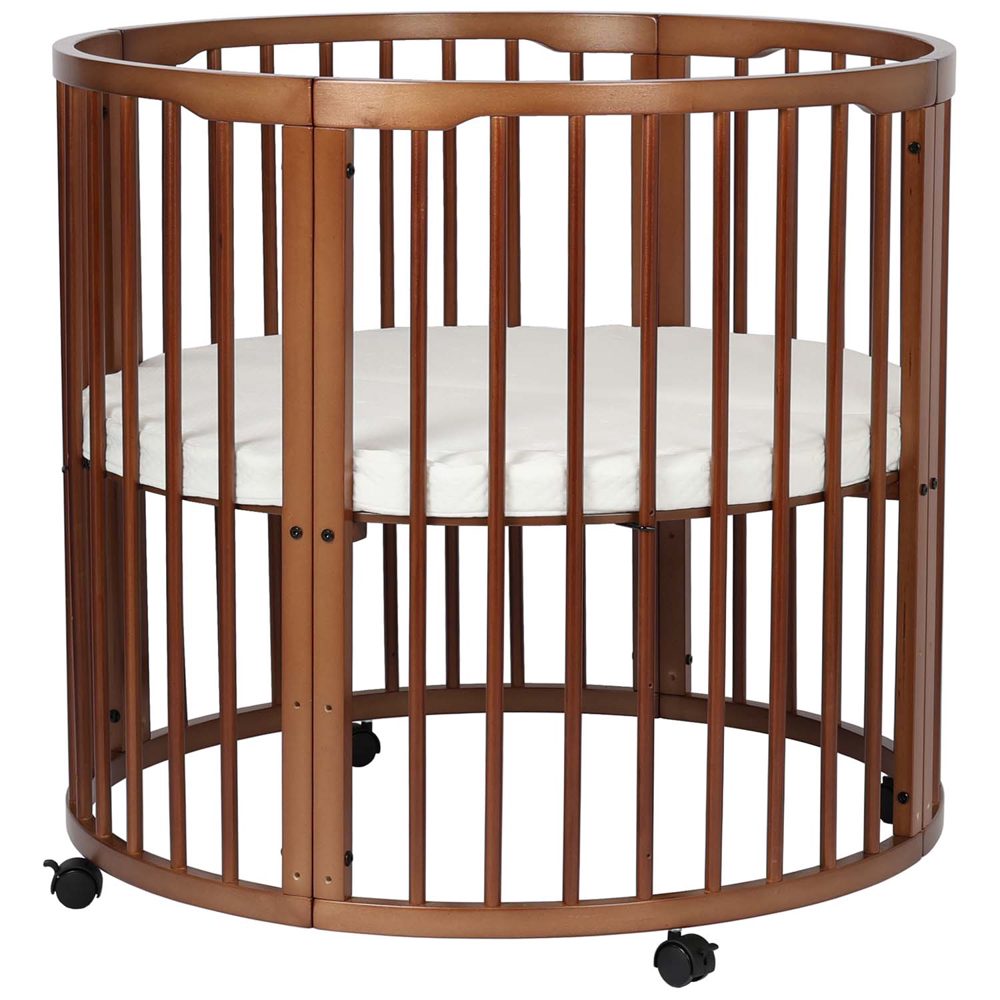 Born Lucky ronde box - Walnut