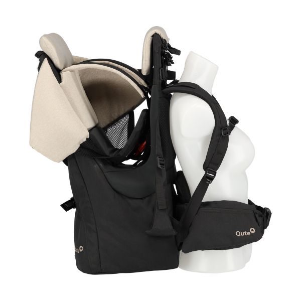 Qute Q-Nomade Kinderdrager - Zwart – foto 10