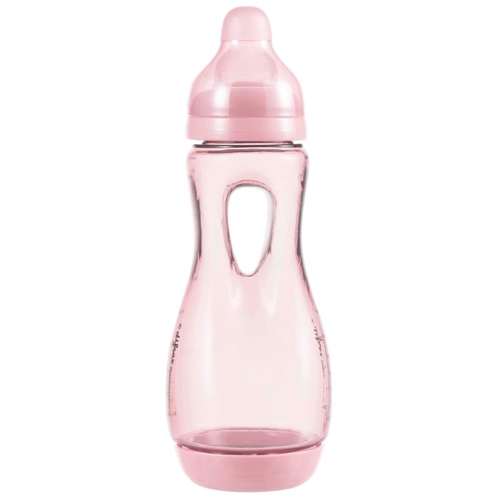 Difrax handgreep fles 240ml - Pink
