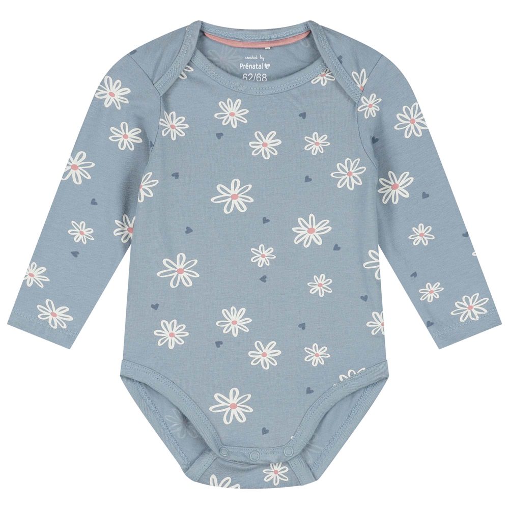 Prénatal romper bloem - Blue
