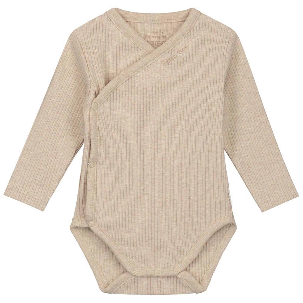 Prénatal newborn romper rib - Beigebrown