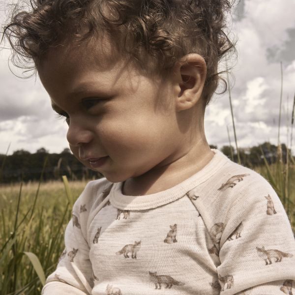 Lil' Atelier Romper - Turtledove Fox - Mt. 74 – foto 4