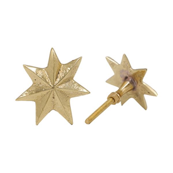 Doing Goods Oda Star Knob - Gold Shiny