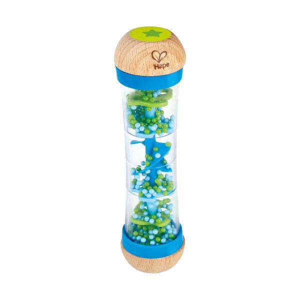 Hape Regenmaker met Kralen - Blauw – foto 3
